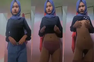 ABG Bocil Hijab Indo Pap Tocil Basah Ngangkang Brutal